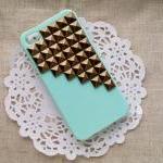 Bronze Pyramid Stud Mint G..