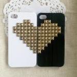 Bronze pyramid stud black a..