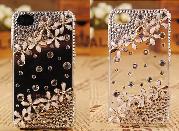  Cute Floower Cover Cell Phone CaseFor Iphone 4 Or Iphone 4s